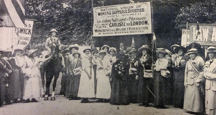The 1913 NUWSS Great Pilgrimage for Equal Votes